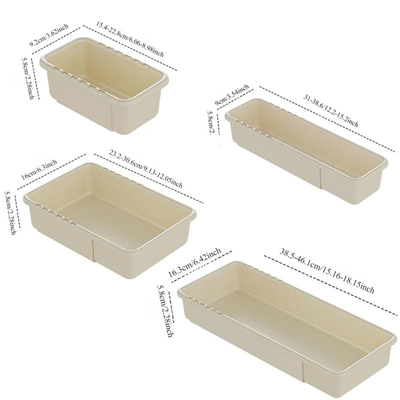 1PC Drawer Organizer Expandable Utensils for Kitchen,Can Be Used for Cutlery, Retractable Drawer Storage Box/cajas Organizadoras