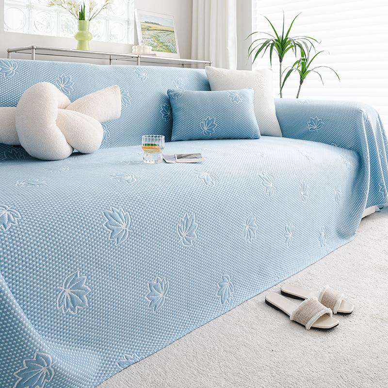 Ice Silk Sofa Towel a Whole Full Cover Cloth Summer Sofa Cover Summer Cold Feeling Blanket