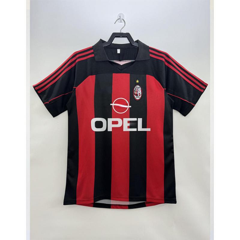 0607 AC Milán Milánský dres Kaka 95-20 Ronaldinho a retro fotbalový dres