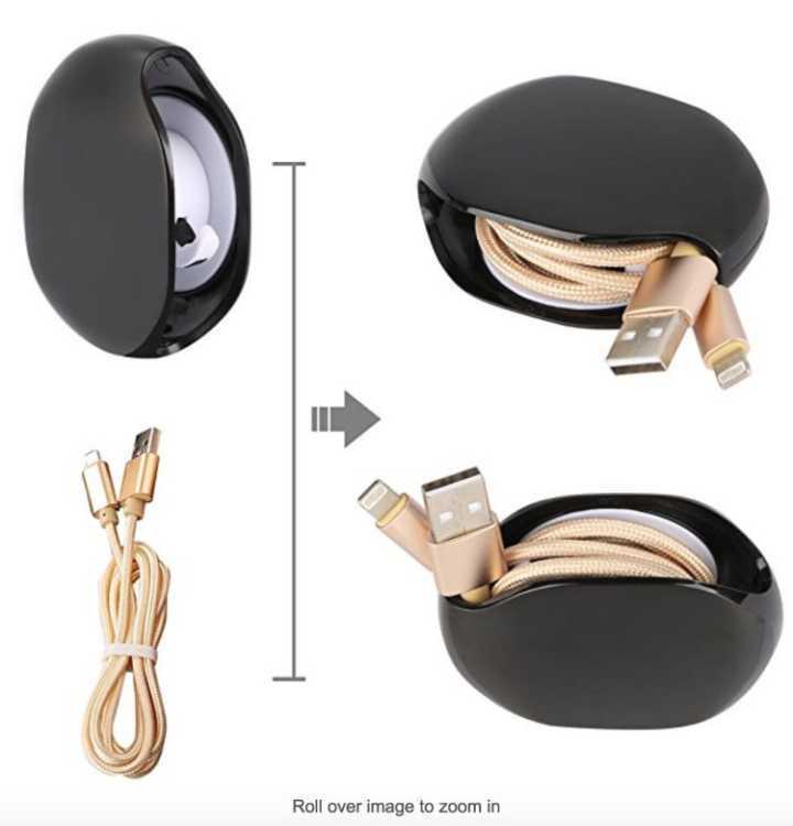 

USB Кабельный ретрактор и органайзер для наушников - Выдвижной настольный органайзер для намотки кабеля передачи данных