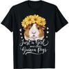 Guinea Pig Lover Funny Just A Girl Who Loves Guinea Pigs T-Shirt