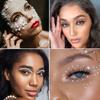 1 Sheet Plastic Semi-Circular Pearl Decoration Stickers For Diy Face Beauty Makeup Nail Art Cell Phone Hair Accessories