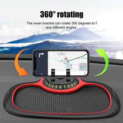 Multifunktionell bil Antisladdmatta Biltelefonhållare Halkfri Sticky Anti Slide Dash Telefonfäste Silikon Dashboard Bil Pad Matta