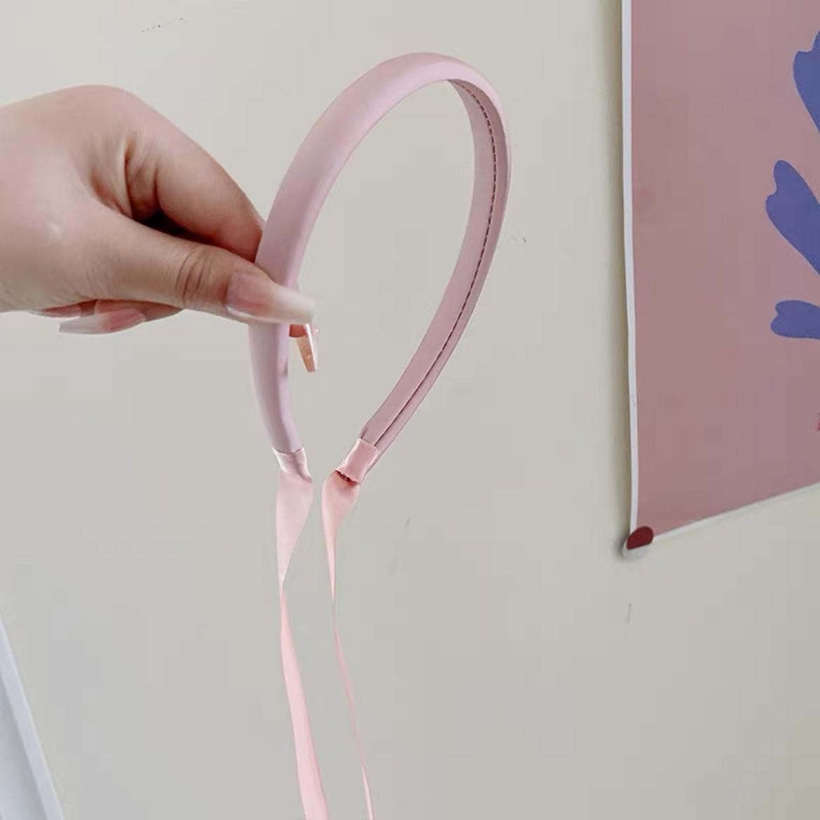 

Женский розовый летний широкий обруч для волос 2023: Головной убор Sweet Temperament для умывания лица