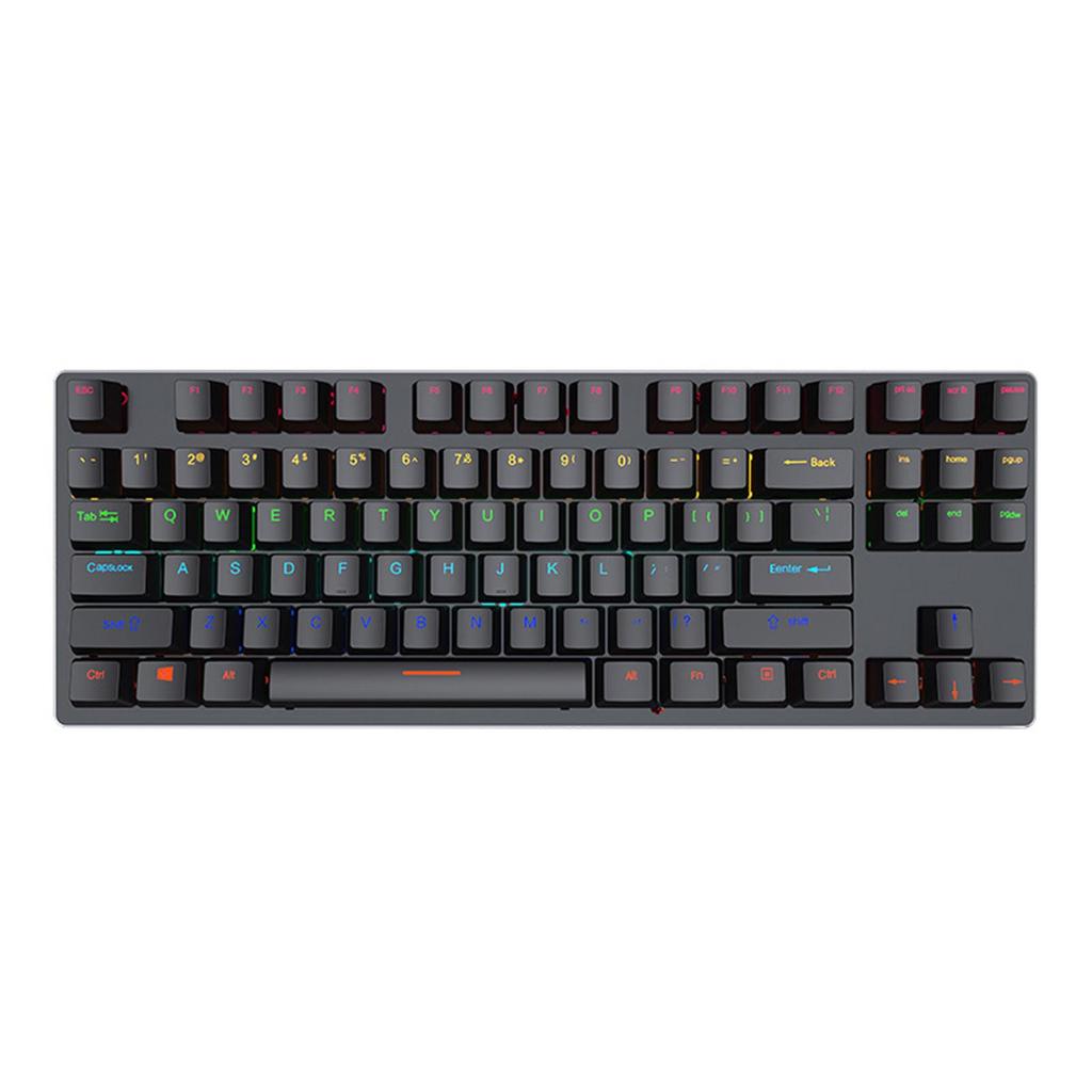 USB 87 Standard Keys Punk Gaming Keyboard for Windows Gamer