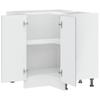 Corner Base Kitchen Cabinet Lucca Grey Sonoma Glued Wood