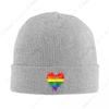 Love Is Love Lgbt Beanie Hats Skullies Beanies Hippie Elastic Men Women Caps Autumn Graphic Vintage Bonnet Hats Birthday Present