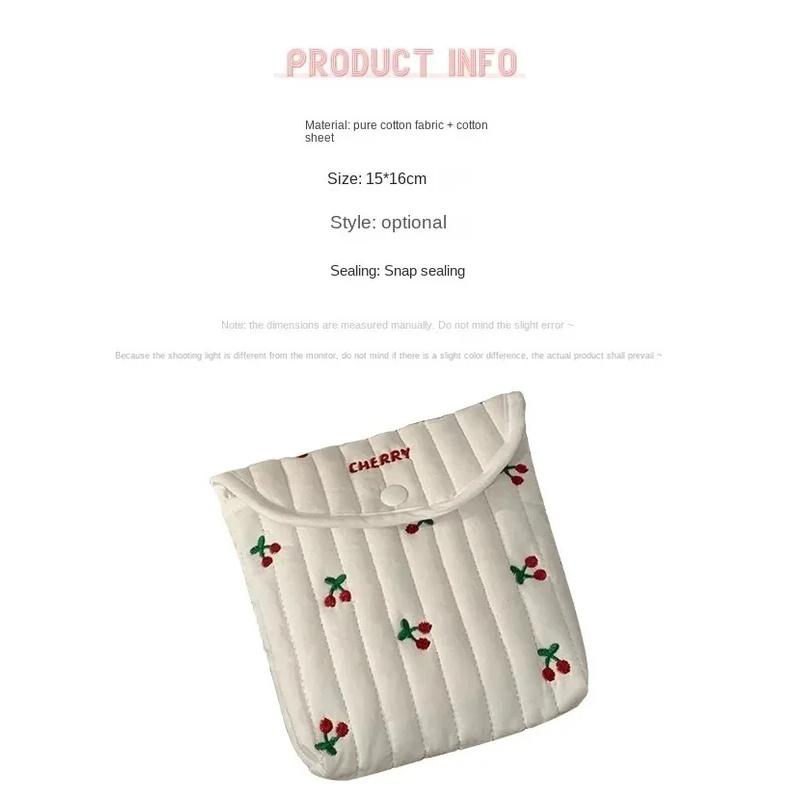 Cute Sanitary Napkins Menstruation Towel Storage Bag Portable Mini Student Tampon Monthly Bag Storage Bag