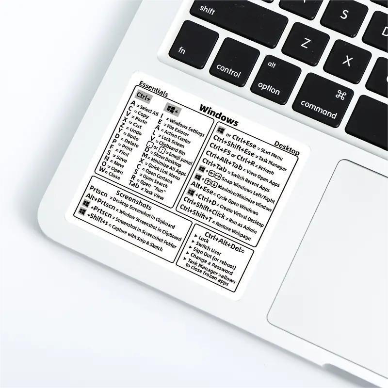 Windows/Word Keyboard Shortcut Sticker Set for Laptop Decoration