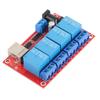 4 Channel Relay Module USB Drive Free DC Relay Board Computer Control PLC Board 3 Operating Modes 24V