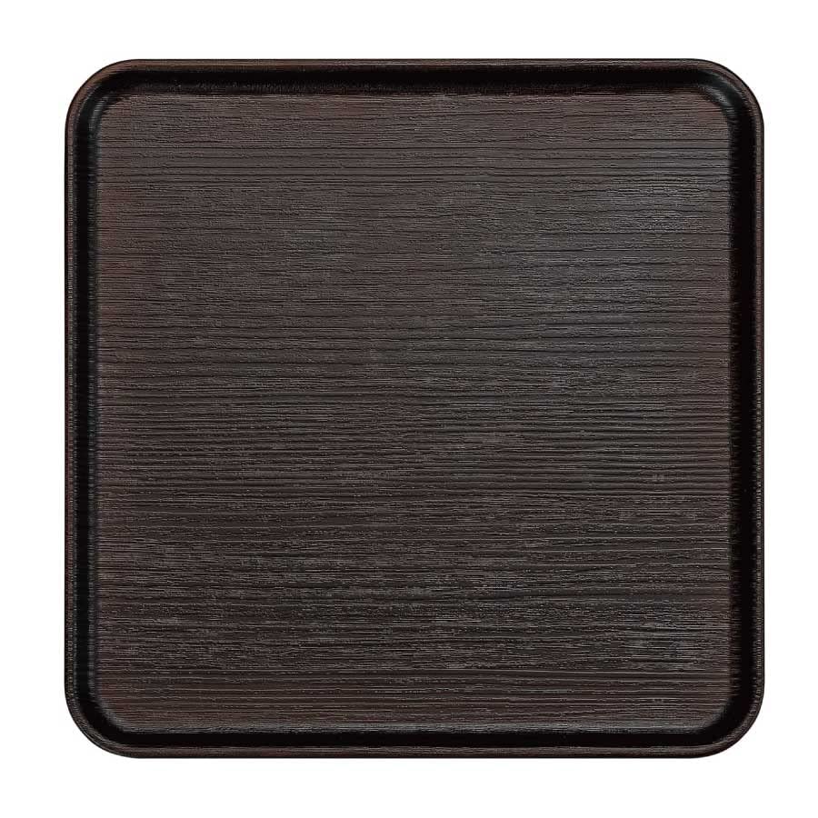Showa NH Home 24cm Square Dark Made In Lightweight and Product 4979534 Tray, Brown, Japan, Shatter-Resistant, Number