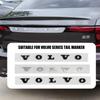 3D Schwarze Kofferraum-Buchstaben für C30 V40 V60 S40 S60 XC60 XC90 XC40 S80 S90 S80L S60L Auto-Styling