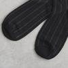 Monfoot Vertical Pattern Formal Socks Black