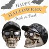 Skull Terrifying Halloween Head Resin Craft Tabletop Decoration Prop Holiday