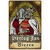 Mfoever Tin Sign Vintage Hertog Jan La Chouffe Beer Themed Metal Tin Sign Retro Belgian Brewery Wall Art Decor for Bar Pub Man Cave Rustic Iron P