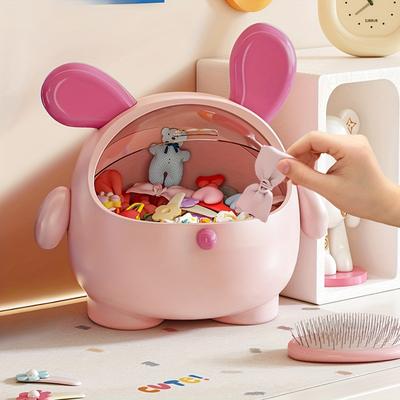 Creative Pudding Dog Organizer & Key Holder | Fun Storage Box & Mini Trash Can for Desk