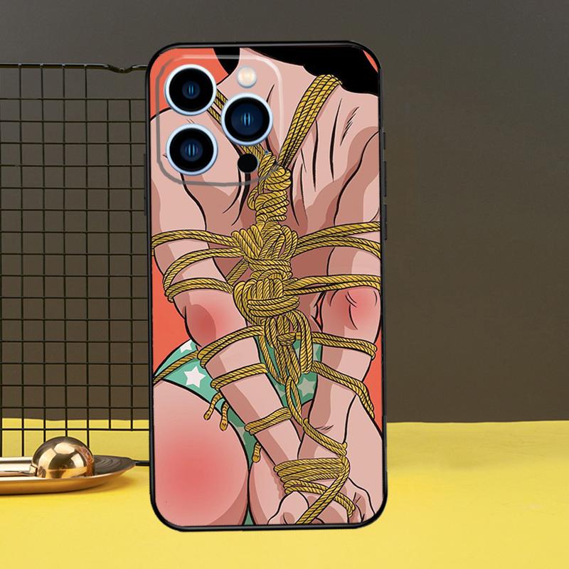 Mädchen Bikini Sexy Telefon Abdeckung Für iPhone 12 13 Mini 11 14 Pro Max X XS XR Max 7 8 Plus SE Soft Case Fundas