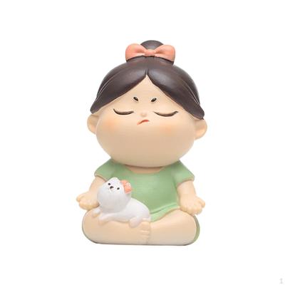Adorable Resin Figurine Sculpture of a for Car Decor or Bedroom Display