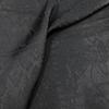 100x145cm Jacquard Drape Anti-wrinkle Fabric Pure Black Python Pattern Faux Silk Satin Fabric DIY Cheongsam Halter Dress