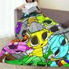 Sprunki Incredibox Game Throw Blanket for Couch  Soft Fuzzy Plush Blanket 50x60 Inch Multiple Sizes Bedspreads for All Seasons