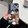 New Case For Samsung Galaxy S22 S21 S20 Ultra Plus FE Vibrant Cartoon Phone Shell Full Coverage Anti Fingerprint Soft Cover For Samsung Premium Bumper