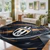 Juventus FC Design Crystal Velvet Rug Soft Decorative Mat for Bedroom Entrance