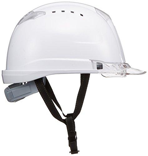 TOYO Venti Plus Helmet with Shield, White/Clear/Clear with Styrofoam, No. 391F-C-C