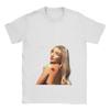 Sabrina Carpenter TShirt Summer  Pure Cotton T Shirts For Couple Leisure Design Tshirt ShortSleeved Vintage Tops