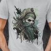 Skeleton Pirate Captain Shirt | Gothic Skull Buccaneer Tee | Vintage Nautical Skeleton Graphic T-Shirt for Men