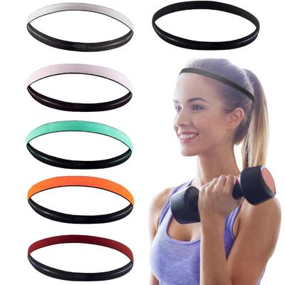 Non-Slip Silicone Sports Headband: Sweat-Wicking for Yoga, Running, Fitness, & Basketball