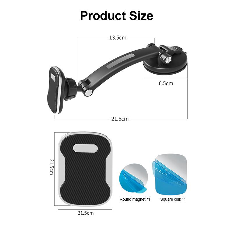 Car Phone Holder Mobile Phone Holder Stand In Car Magnetic GPS Mount Support For iPhone 12 Pro Xiaomi Samsung