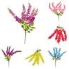 Hanging Artificial Flower Vine UV Resistant Indoor Outdoor Fake Silk Flower Garland Home