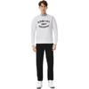 ARMANI EXCHANGE Sweatshirts Men's White Crew Neck Moderate Regular 6RZMGA-ZJ4XZ-1116