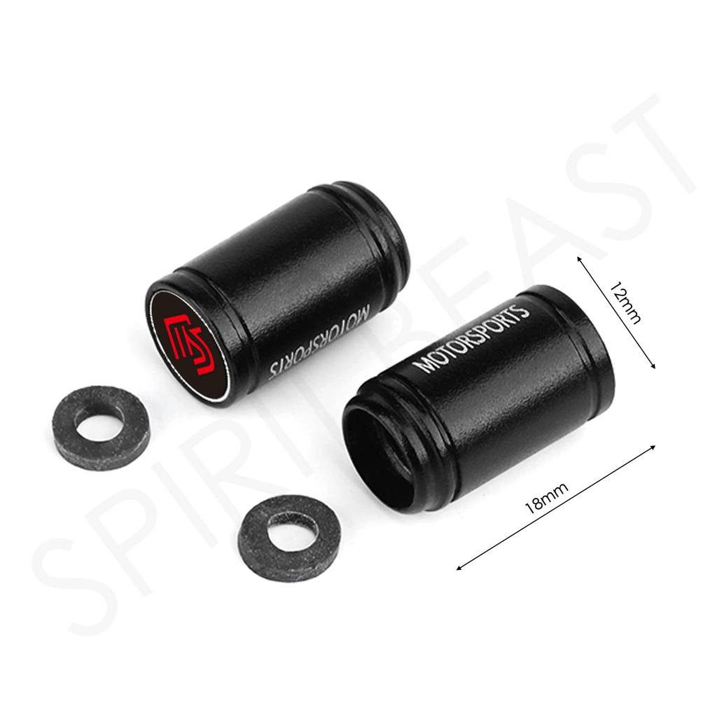 SPIRIT BEAST Air Valve Caps for Black Mazda, (MS)