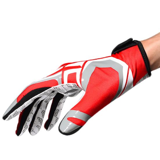 BOODUN Unisex Rugby Full Finger Breathable Anti-slip American Football Gloves