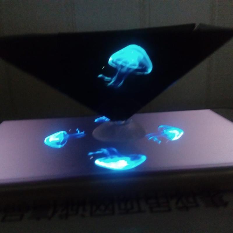 3D Holographic Projection Diy Science Experiment Technology Products Kids Phone 3D Hologram Display Projector Stand Tecnologia