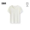 Semir Women's Jacquard Letter Crew Neck T-Shirt
