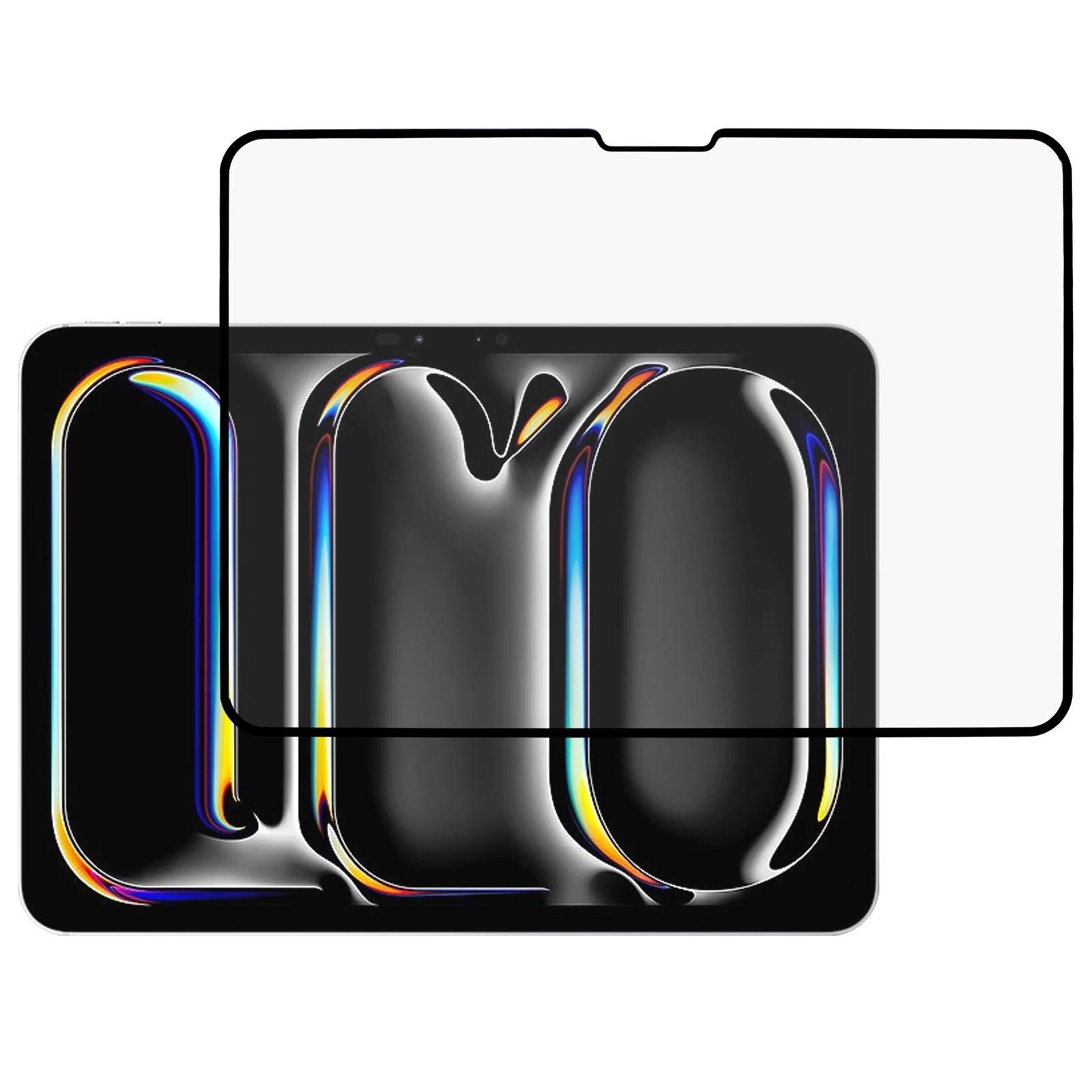 

For iPad Pro 11 (2024) Clear Screen Protector Full Coverage Air Cushion Tempered Glass Screen Film Type A