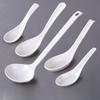 White Melamine Restaurant Soup Spoon