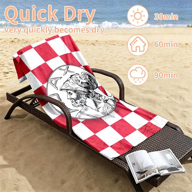 AFC Ajax Beach towels also serve as bath towels summer essential a musthave for the outdoors the beach and the pool