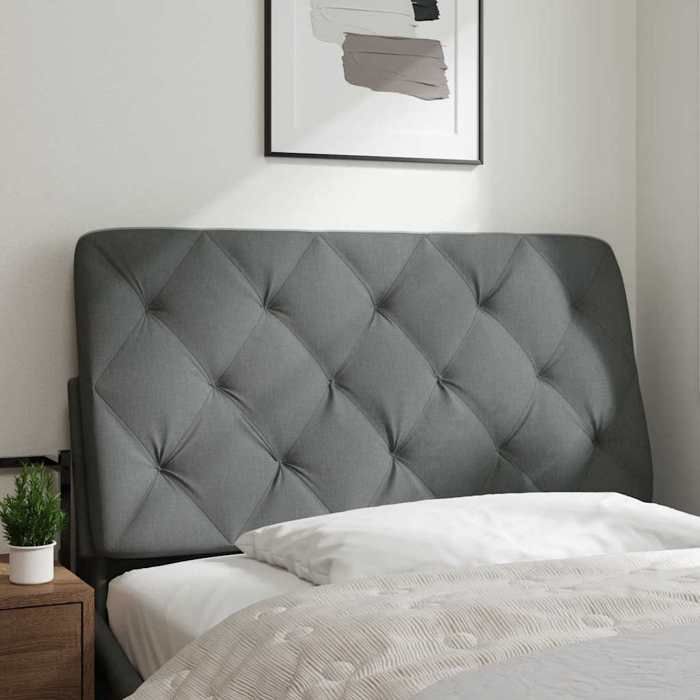 VidaXL Headboard Cushion Dark Grey 100 Cm Fabric 4019206