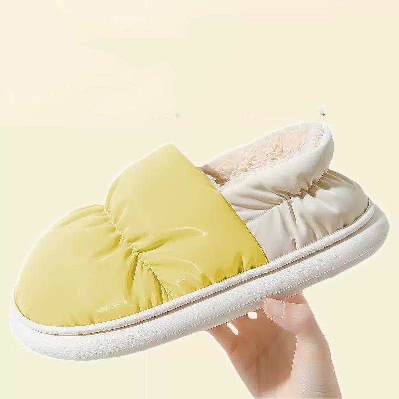 Зимние хлопковые тапочки — фото 14