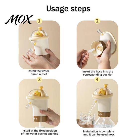 Automatic Water Dispenser for Kitchen USB Electric Bottle Pump Universal Bottles, Cute Duck Drinking Rechargeable Dispenser, Portable Jug Home,