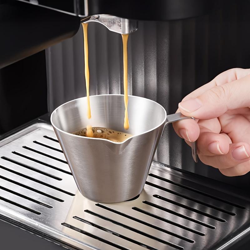 1/3pcs Stainless Steel Measuring Cup 3.5oz Coffee Shot Cup With Handle Precision Scale for Espresso Milk Latte Art Baristas Tool