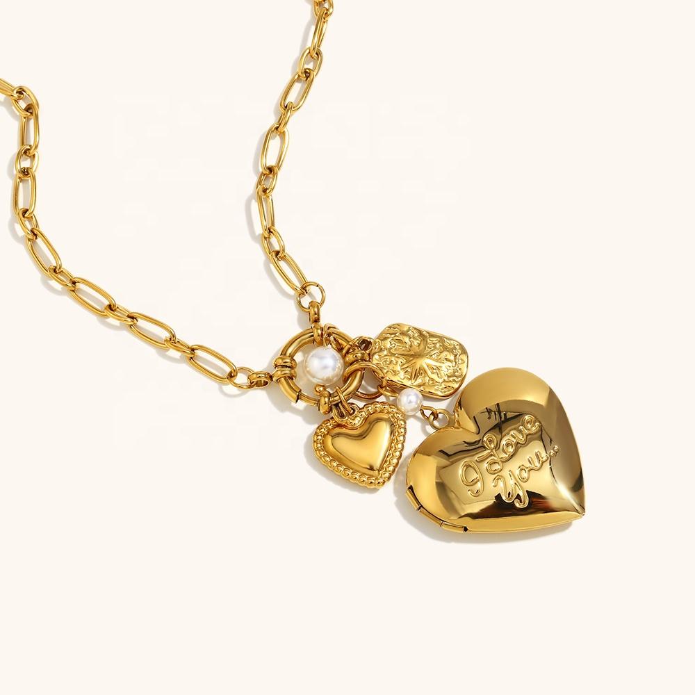 Dingran Hot Selling Fashion Personality Stainless Steel Pendant Irregular Chain Necklace