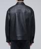 Musinsa Standard Lambskin Oversized Single Jacket [Black]