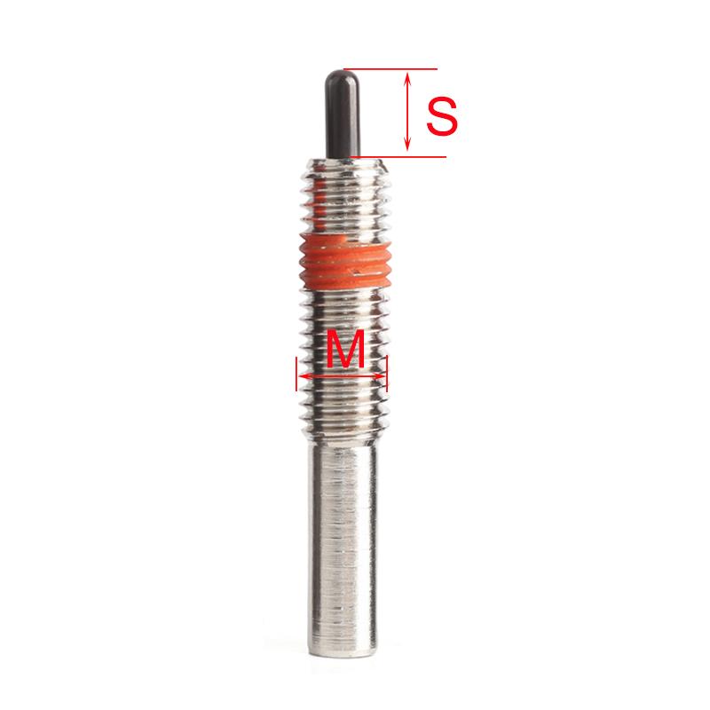 2pcs Bolts Spring Plunger, Automation Components,Spring Plungers, Hexagon Lock Spring Screw and Pin,Long Stroke Plunger