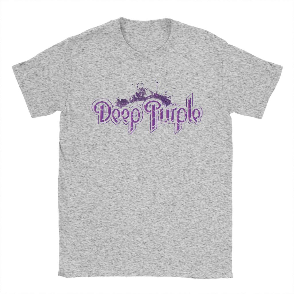 Band Deep Purple Art T Shirt Summer Pure Cotton TShirts For Adult Harajuku Casual Tshirt ShortSleeve Vintage Tops