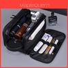 Pu Mens Multicompartment Toiletry Bag With Dry Wet Separation For Travel And Daily Use