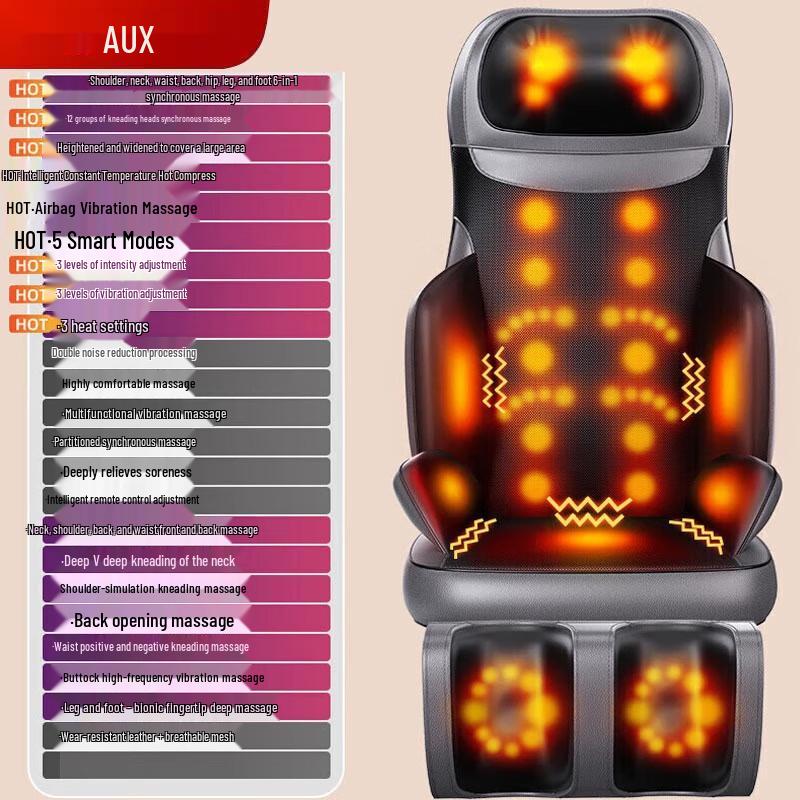 AUX Deluxe 3D Massage Cushion
